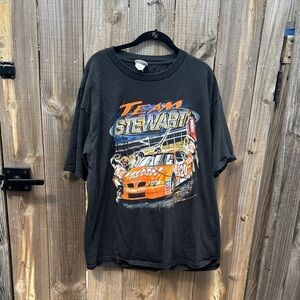 Chase Authentics Racing Black T-Shirt Size Large